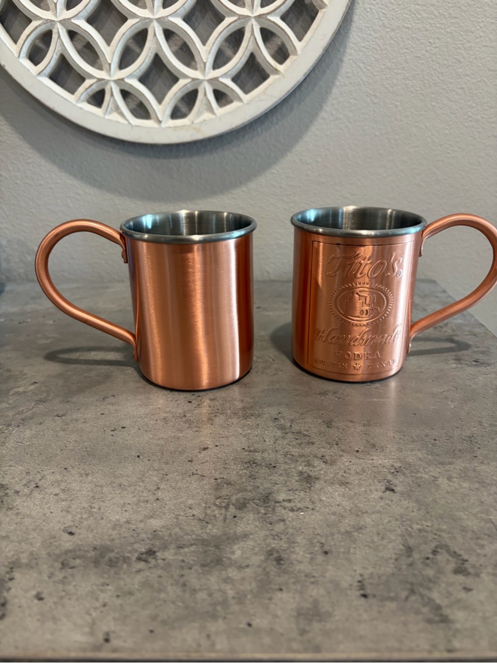 Tito’s Copper Moscow Mule Mug - Set of 2